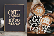 Peace, Love and Coffee set, a Food Illustration by Cozy pattern shop (Thumbnail 11 of 12)
