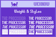 The Processor font, a Font by weknow (Thumbnail 8 of 8)
