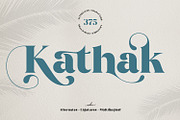 Kathak - Modern Classy Serif Font, a Serif Font by Ekahermawan (Thumbnail 1 of 14)