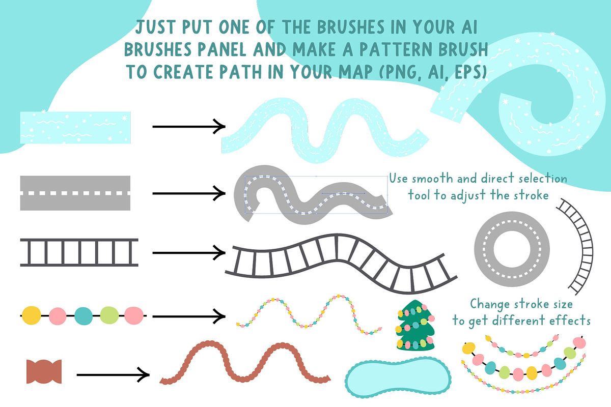 Christmas village map creator, a Seasonal Illustration by Lexi Claus (Photo 9 of 12)