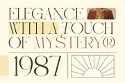 Govhie Deries Aesthetic Elegant, a Serif Font by Typetemp Studio (Thumbnail 2 of 11)