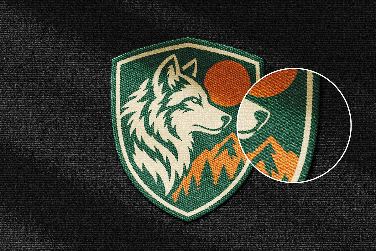 Embroidery Patch Logo Mockup, a Merchandise Mockup by Design Squad (Photo 1 of 4)