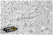 Cleaning Objects & Symbols Set, an Object Graphic by BALABOLKA (Thumbnail 3 of 4)