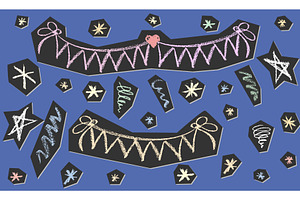 Festive birthday party set with