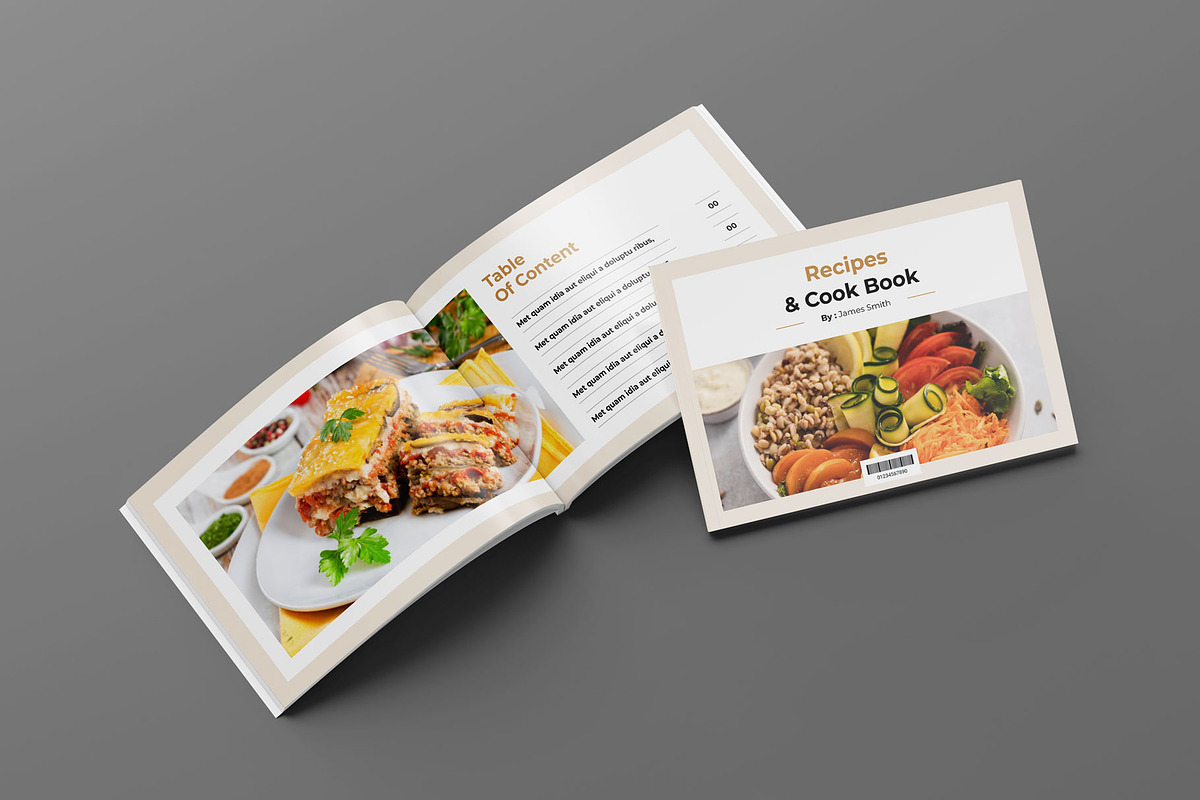 Recipe Book &Cooking Magazine Layout, a Magazine Template by Seeing-art (Photo 2 of 10)
