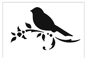 Charming Bird Silhouette Set, an Animal Illustration by CarWrap design (Thumbnail 3 of 3)