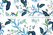 HILL GARDEN, Luxury Pattern design!, a Pattern Graphic by HannaStudio (Thumbnail 4 of 9)