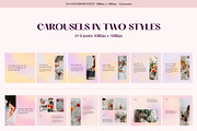 Pink Pastel Gradient Instagram CANVA, a Social Media Template by Alice Store (Thumbnail 5 of 8)