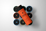 Slim Paper Tube Packaging Mockup Set, a Packaging Mockup by Sheikhadesign (Thumbnail 9 of 11)