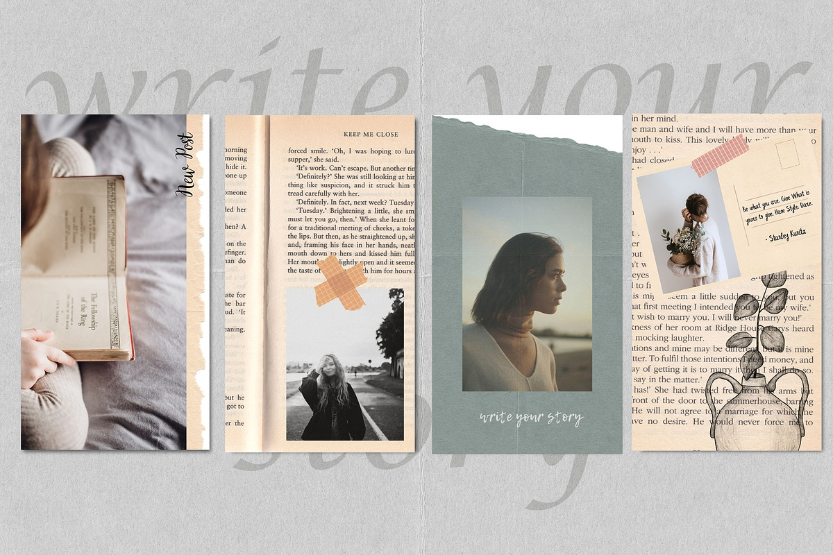 Author Social Media Pack for CANVA, a Social Media Template by Scarlet Heath Art (Photo 11 of 20)