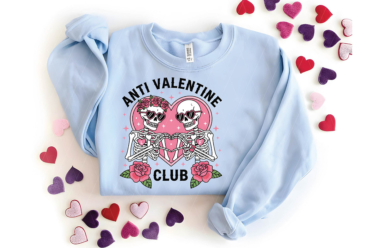 Anti Valentine Club Png, Funny Png, an Illustration by DreamPrint404 (Photo 4 of 8)