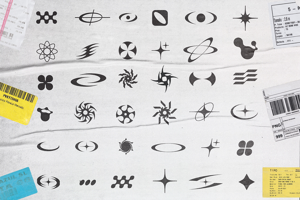 Y2K Aesthetic Shapes Vector AI , SVG, an Object Graphic by ASDF Graphics (Photo 3 of 5)