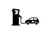 Electric Vehicle Charging Silhouette, a Graphic by musafir_fashion (Thumbnail 14 of 22)