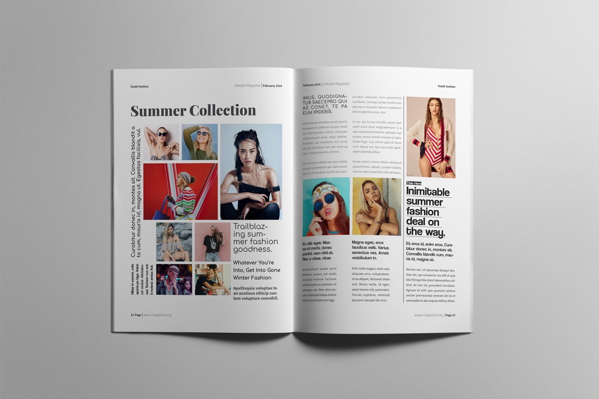 The Best Magazine Layout Design, a Magazine Template by Swayang (Photo 12 of 22)