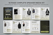 Conference Speaker Media Kit, a Brochure Template by Oshin Design (Thumbnail 2 of 8)
