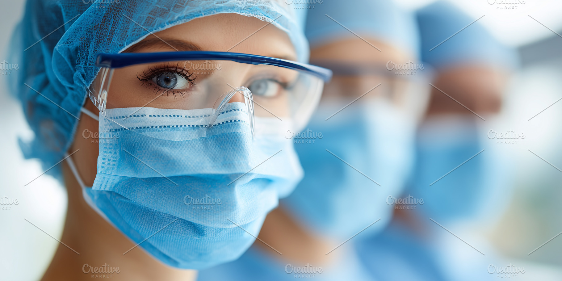 Close up portrait of a healthcare, a Health & Medical Photo by MistyDay