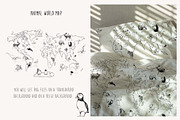 Animal World Map Creator, an Animal Illustration by Natalia Tugova (Thumbnail 10 of 17)
