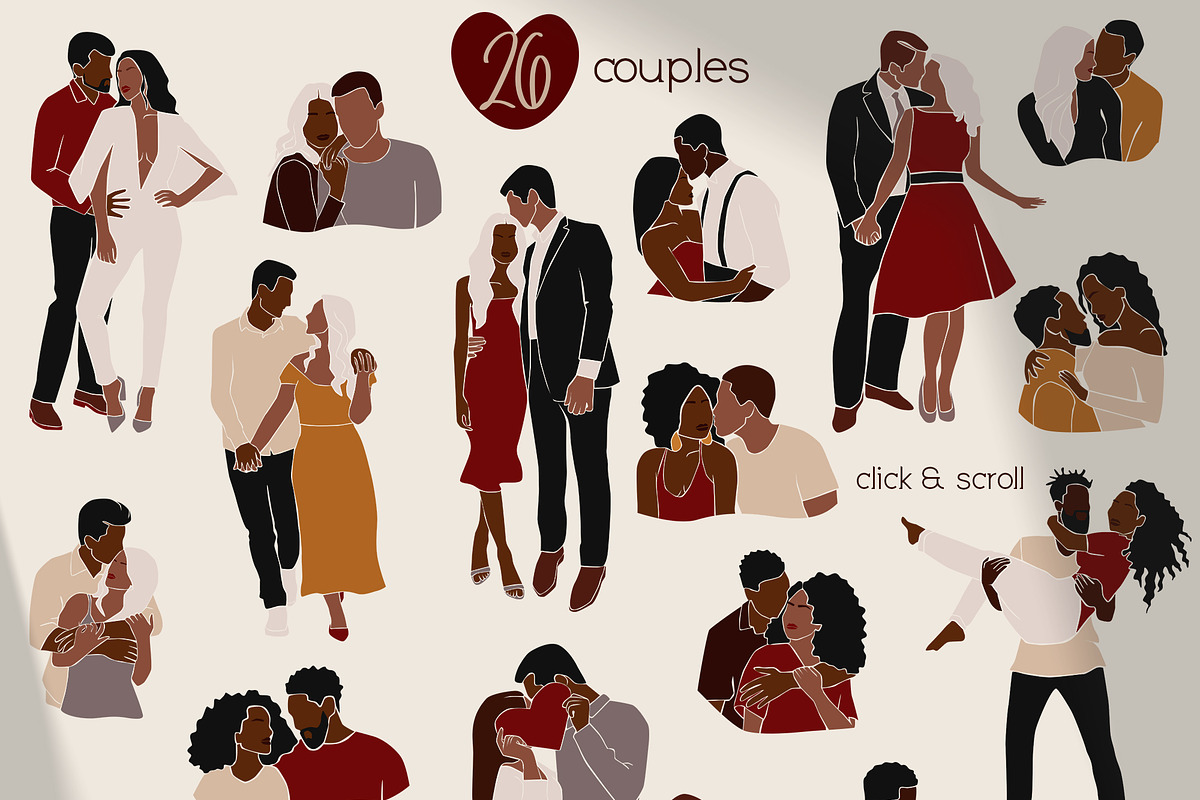 Fall in love. Valentine's Day, a Decorative Illustration by EasyArt (Photo 4 of 9)