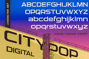 CITYPOP - Japanese 90s Retro Fonts, a Script Font by Konstantine Studio (Thumbnail 12 of 17)