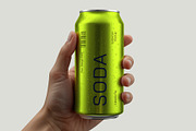 Metal Soda Can Mockup Bundle, a Packaging Mockup by graphypix (Thumbnail 14 of 15)
