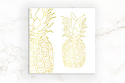 Gold Pineapple Vector Icon, an Icon by Aloha Philly (Thumbnail 8 of 8)