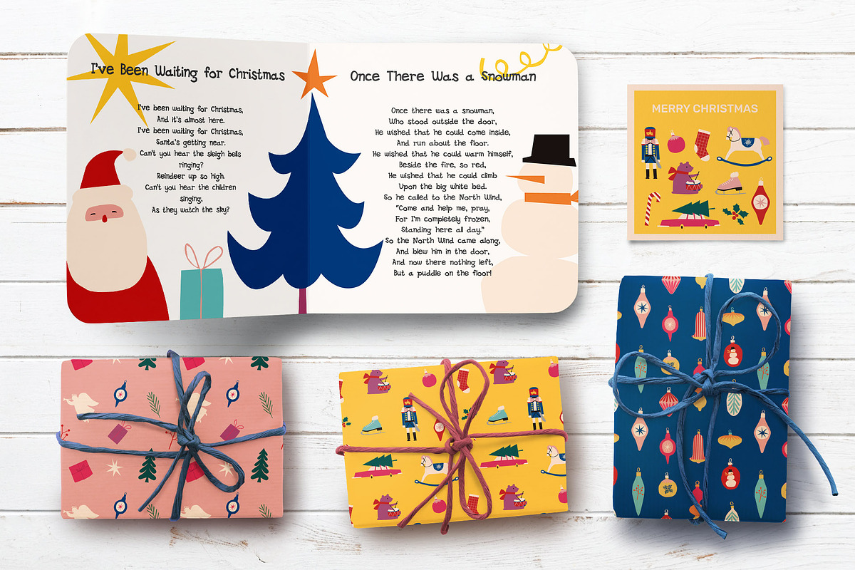 Happy Holidays - vector graphics, a Graphic by Bakulina Art (Photo 3 of 19)