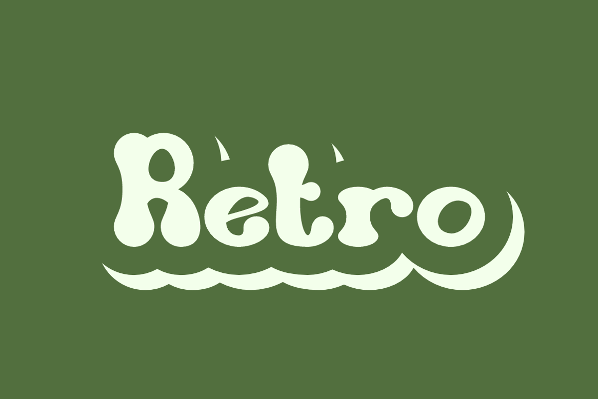 Megic Wichz - Groovy Retro Font, a Sans Serif Font by Iqsiart Studio (Photo 2 of 6)