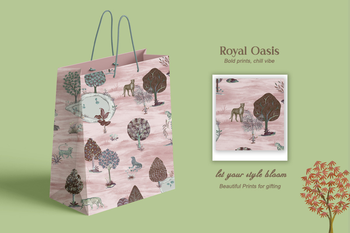 Royal Oasis Prints & Patterns, a Pattern Graphic by GND ART STUDIO (Photo 6 of 8)