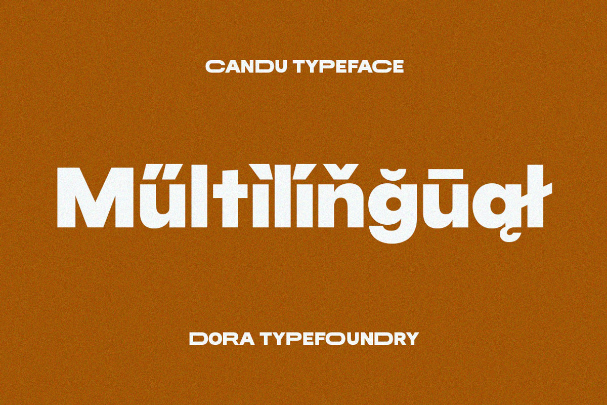 Candu Typeface, a Sans Serif Font by Dora Typefoundry (Photo 17 of 21)