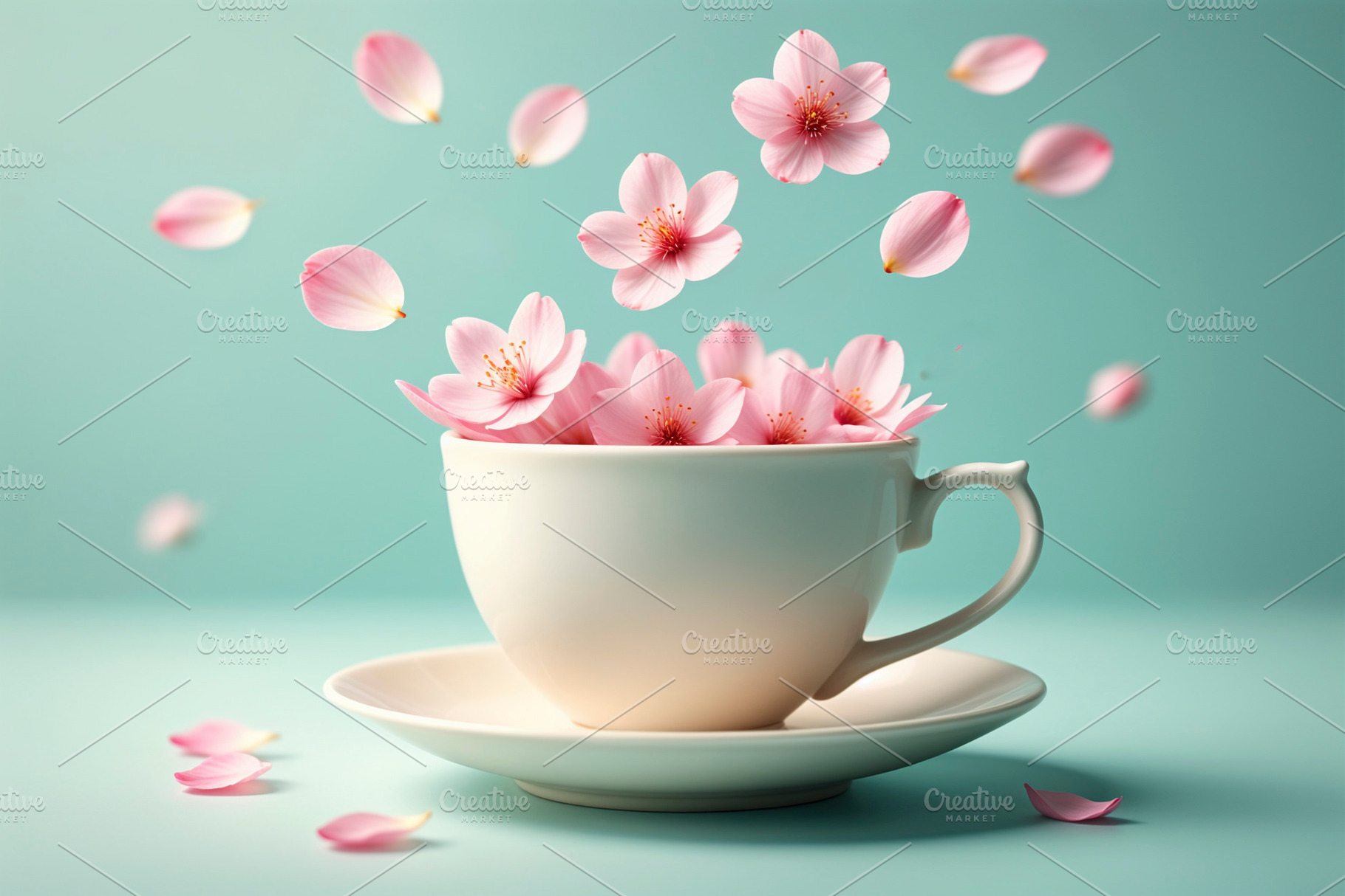Pink cherry blossom flowers, a Photo by rarrarorro