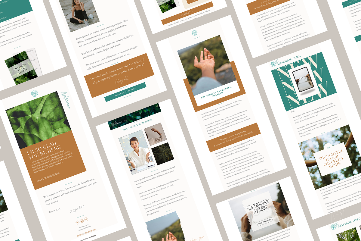 Thoughtful Coach Flodesk Email Kit, an Email Template by the Studio Libran (Photo 5 of 11)