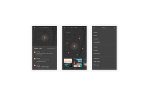 Sair - Tour & Travel UI Kit PSD