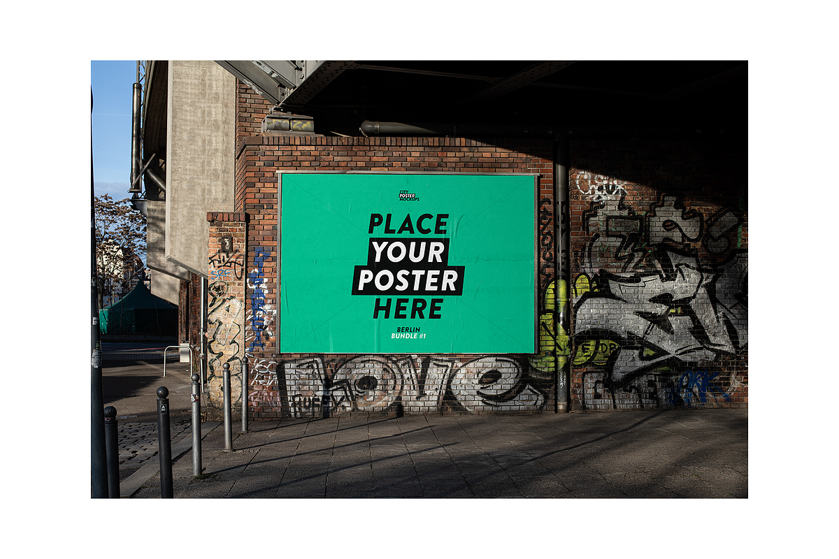 City Poster Mockup Bundle #1, a Print Template by City Poster Mockups (Photo 7 of 19)