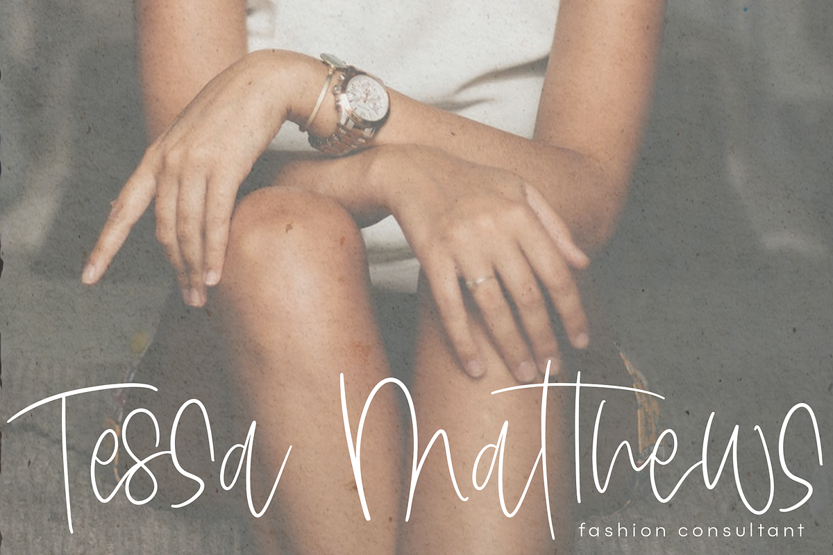 The Messa - Handwritten Script Font preview 6