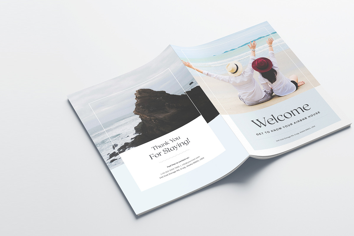 Airbnb Welcome Book Template | Canva, a Brochure Template by Niofix (Photo 4 of 6)