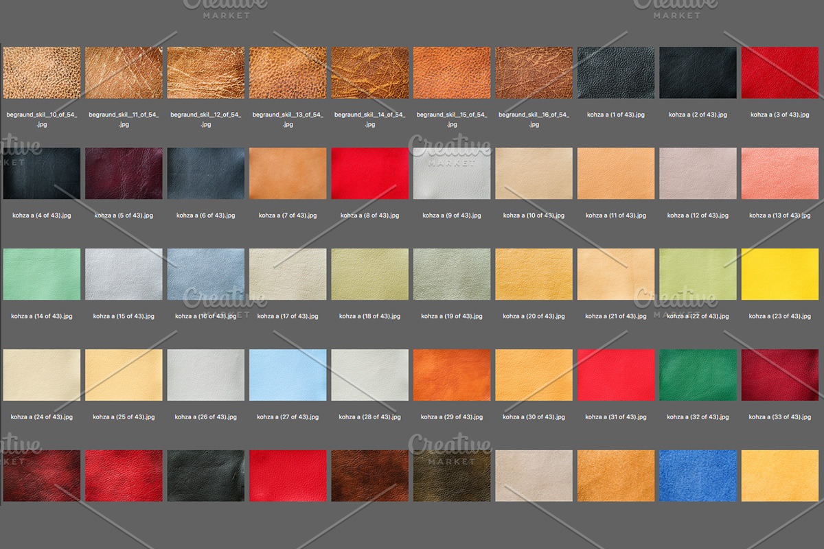 Set of leather textures, a Texture Graphic by In the clouds (Photo 5 of 5)