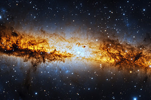 Galaxy with milky way and stars, a Photo by AlyaAnd