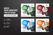 Social Media Post Template, a Social Media Template by gstudiovect21 (Thumbnail 31 of 72)