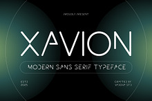 Xavion -Modern Sans Serif Font