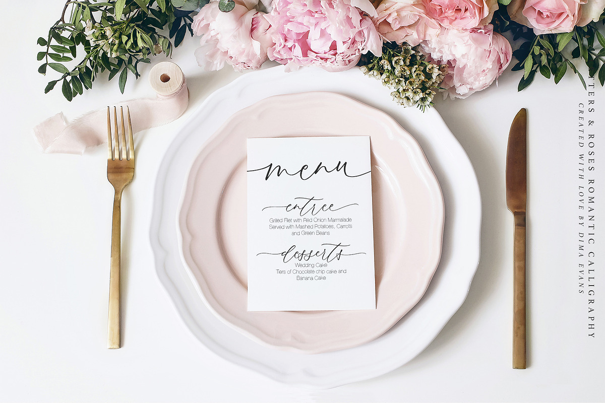 Letters & Roses Luxury Script preview 3