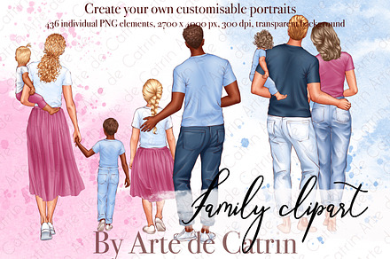 Big Family Creator Clipart.