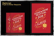 Festival Flyer & Poster Template, a Flyer Template by The Design For Co. (Thumbnail 3 of 3)