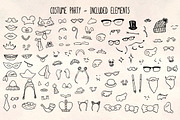 Costumes and Dress Up Vector Bundle, an Animal Illustration by Violet LeBeaux (Thumbnail 1 of 3)