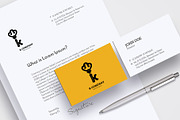 Vintage Door Key. Letter K Logo., a Branding & Logo Template by Bordo (Thumbnail 4 of 5)