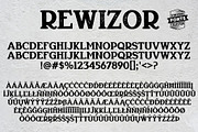 Rewizor - 2 vintage fonts, a Serif Font by Leitmotif (Thumbnail 5 of 5)
