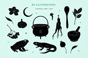 Mystic Garden Vector Illustrations, a Seasonal Illustration by rouxsupplyco (Thumbnail 2 of 11)