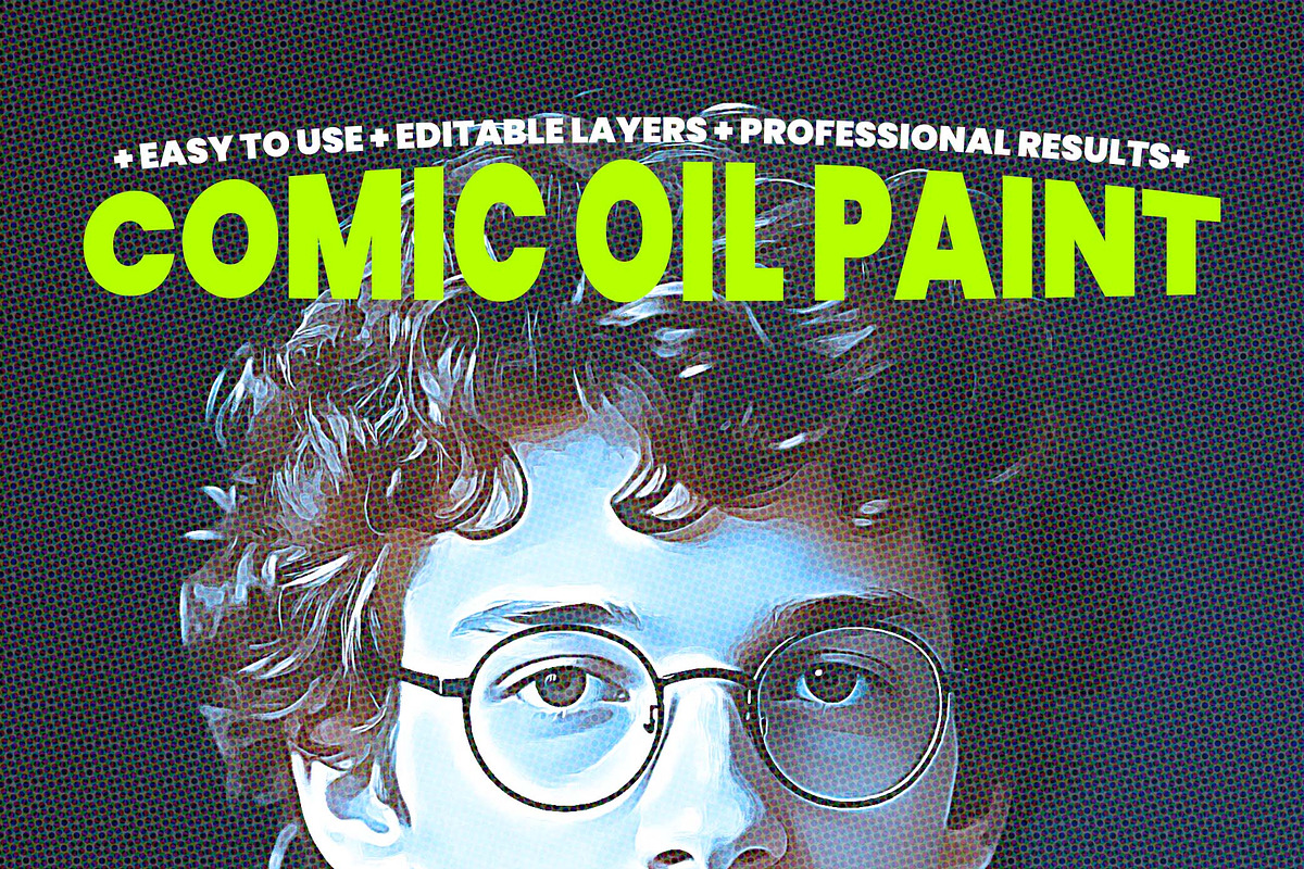 Comic Oil Paint Photoshop Action, a Brushes & More by MRI STUDIO (Photo 19 of 20)