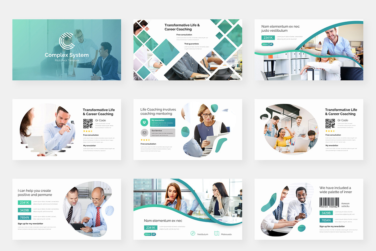 Complex System Google Slide Template, a Presentation Template by One ...