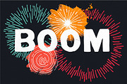 Fireworks II - HandDrawn Explosions, an Illustration by Vitek Graphic (Thumbnail 3 of 5)