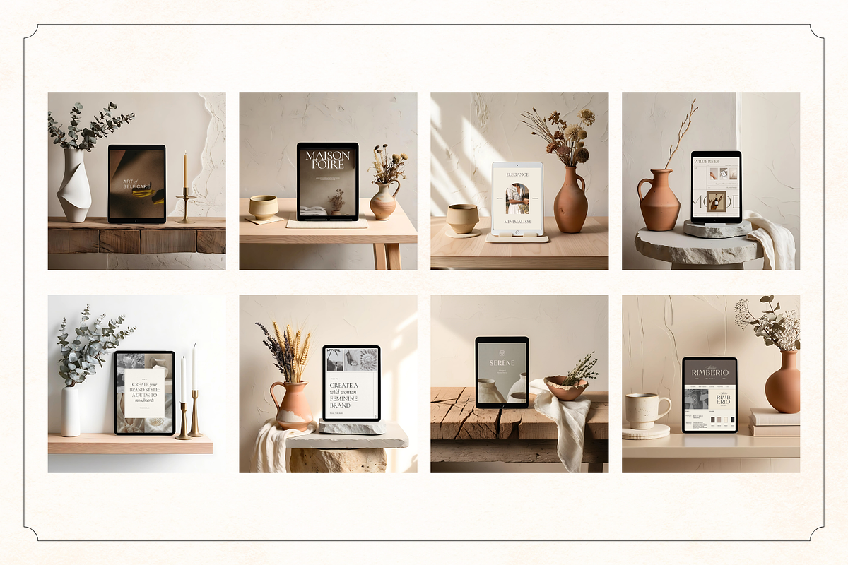 50 Minimalist iPad Canva Mockups, an iPad Mockup by Matisse Studio (Photo 5 of 10)